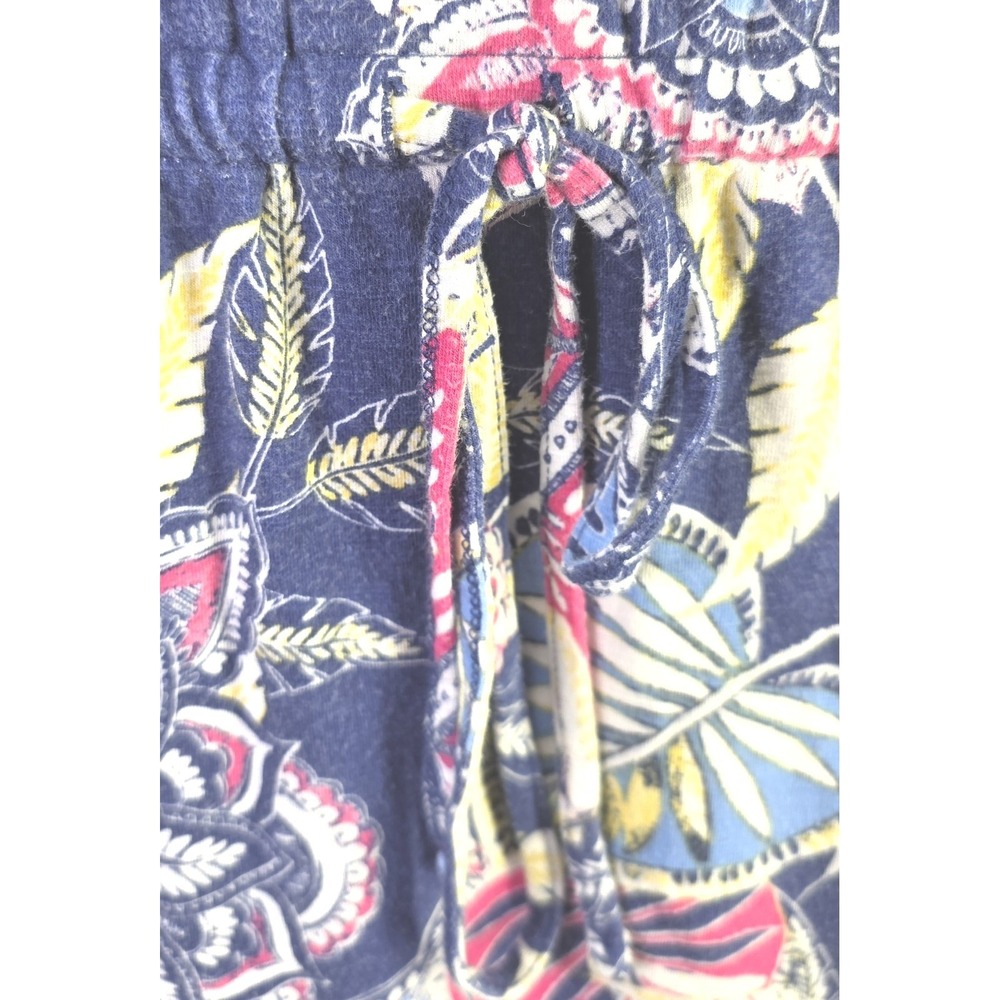 T by Talbots Womens 3XP Drawstring Waist Cap Sleeve Floral Dress Cabincore Boho - Picture 3 of 10